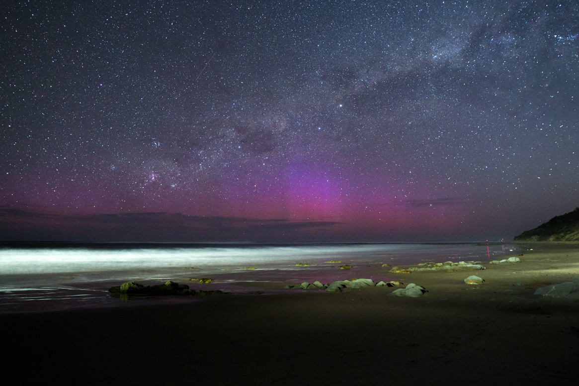 Aurora Australis As Seen By Naked Eye In Victoria Australia Nightscape Photographer